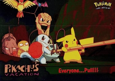 52 Everyone... Pull!!! Topps Pokémon The First Movie silver foil