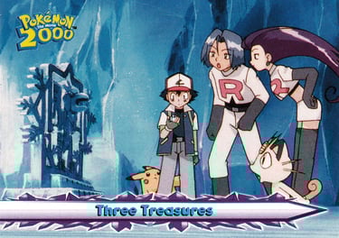 52 Three Treasures Topps Pokémon The Movie 2000