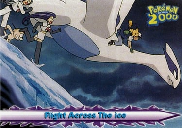 54 Fligth Across The Ice Topps Pokémon The Movie 2000