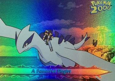 65 A Fanciful Fligth Topps Pokémon The Movie 2000 rainbow foil