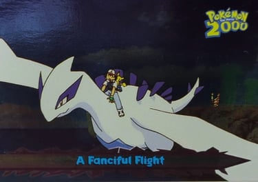 65 A Fanciful Fligth Topps Pokémon The Movie 2000 silver foil