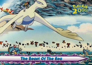 66 The Beast Of The Sea Topps Pokémon The Movie 2000