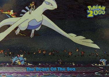 66 The Beast Of The Sea Topps Pokémon The Movie 2000 silver foil