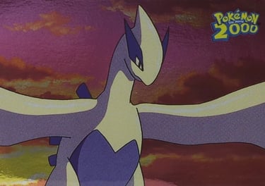 Checklist Topps Pokémon Movie 2000 silver foil