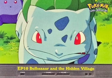 EP10 Bulbasaur and the Hidden Village Topps Pokémon series 2 US