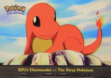 EP11 Charmander - The Stray Pokémon Topps Pokémon series 2 US