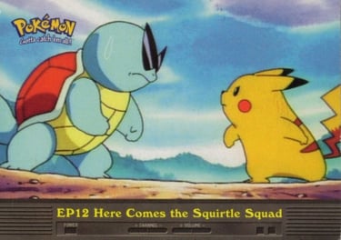 EP12 Here Comes the Squirtle Squad Topps Pokémon series 2 US