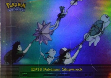 EP16 Pokémon Shipwreck Topps Pokémon series 2 US rainbow foil