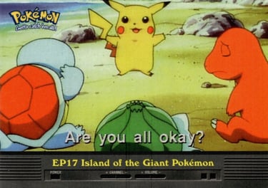 EP17 Island of the Giant Pokémon Topps Pokémon series 2 US