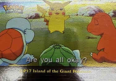 EP17 Island of the Giant Pokémon Topps Pokémon series 2 US silver foil