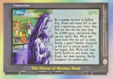 EP19 The Ghost of Maiden Peak Topps Pokémon series 2 US back