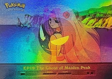 EP19 The Ghost of Maiden Peak Topps Pokémon series 2 US rainbow foil