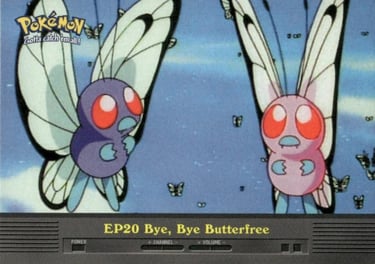 EP20 Bye, Bye, Butterfree Topps Pokémon series 2 US