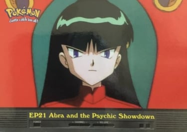 EP21 Abra and the Psychic Showdown Topps Pokémon series 2 US