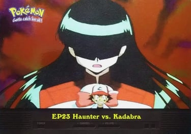 EP23 Haunter vs Kadabra Topps Pokémon series 2 US silver foil