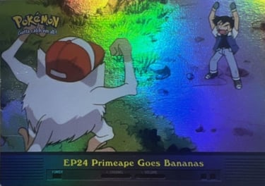 EP24 Preimeape Goes Bananas Topps Pokémon series 2 US rainbow foil