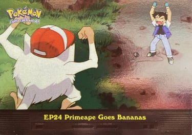 EP24 Preimeape Goes Bananas Topps Pokémon series 2 US silver foil