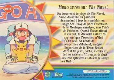 OR10 Manoeuvres sur l'île Navel topps série 2