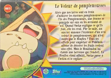 OR11 Le Voleur de pamplemousse topps série 2