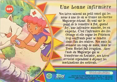 OR9 Une bonne infirmière topps série 2
