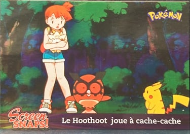 Snaps10 Le hoothoot joue à chache-cache topps série 3 foil Jotho