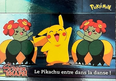 Snaps13 Le Pikachu entre dans la danse ! topps série 3 foil Jotho