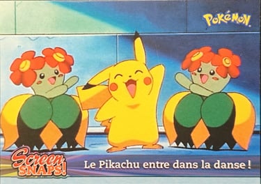 Snaps13 Le Pikachu entre dans la danse ! topps série 3 Jotho