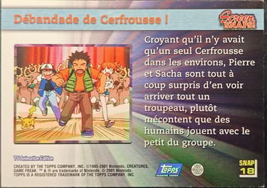 Snaps18 Debandade de Certfrousse topps série 3 Jotho