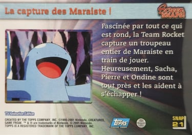 Snaps21 La capture des Maraistre ! topps série 3