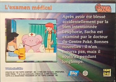 Snaps26 L'examen médical topps série 3 Jotho