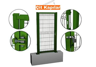 Bursa yaya kapısı araç kapısı