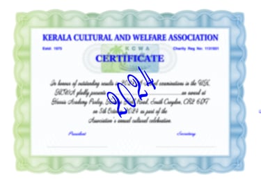 award sample
