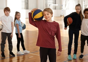 sporto mokyjklos mokiniai