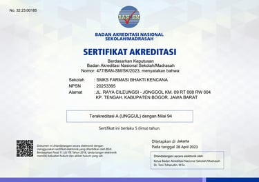 Sertifikat Akreditasi