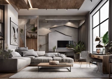 render sala de estar