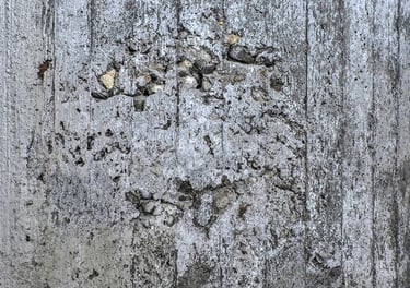 Concrete with weathering