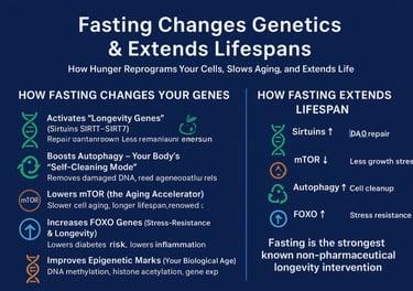 🧬 Fasting Changes Genetics & Extends Lifespans 🕰️ (2)