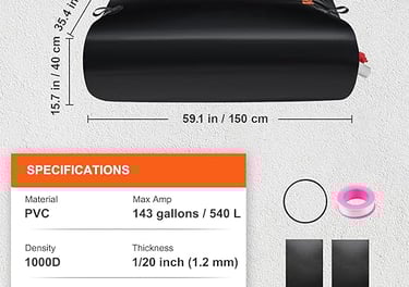143 Gallon portable water system - Rosie Dazzlers Mobile Auto Detailing