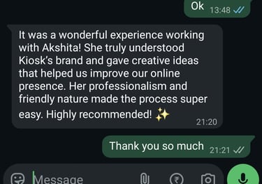 Client reviews