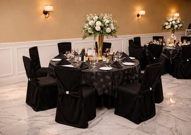 Elegant vow renewal celebration designed by GMC Exquisite Events