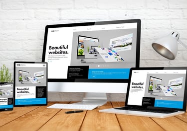 um mockup de identidade visual