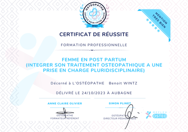 Ostéopathie Femme post partum Benoit Wintz Ostéopathe Toulon