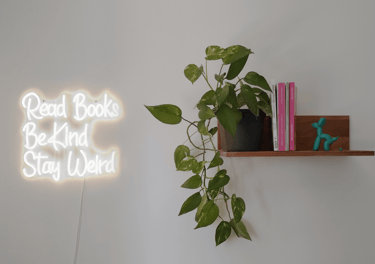 Read books, be kind, stay weird