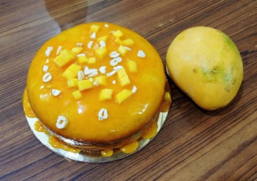 Mango cake Vyuanjan Bakers Prayagraj
