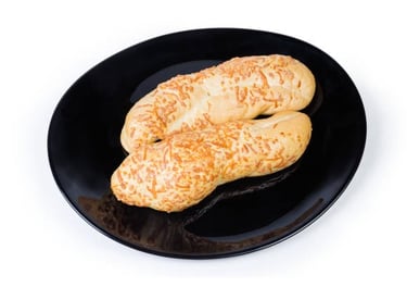 Biscoito de polvilho com queijo parmesão