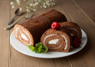Rocambole de chocolate