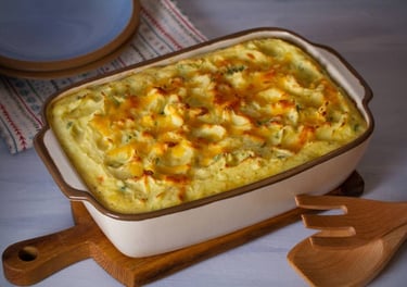 Torta salgada de peito de peru