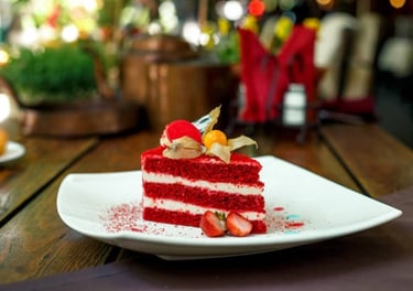 Fatias de Red Velvet