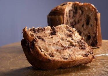 Panetone de chocolate