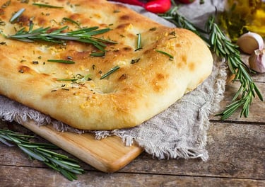Focaccia de ervas finas